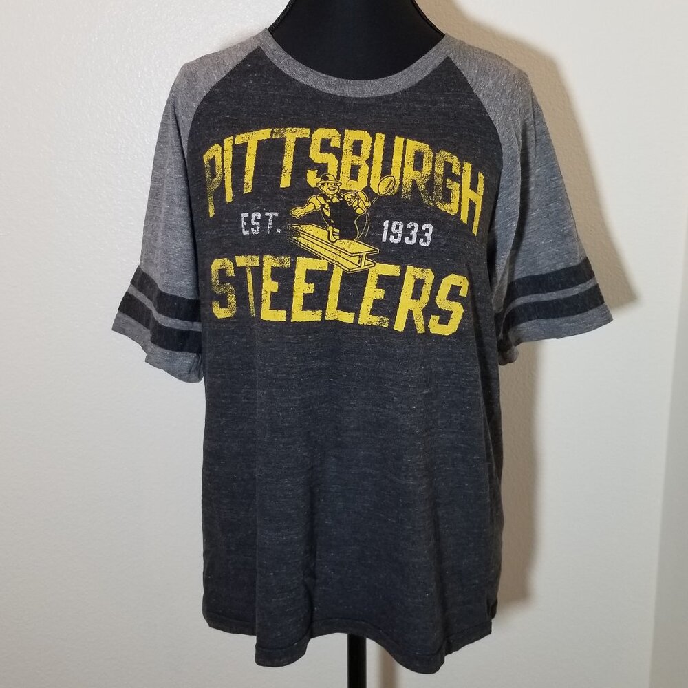 Fanatics NFL Pro Line Pittsburg Steelers Womens Medium Shirt Football Retro